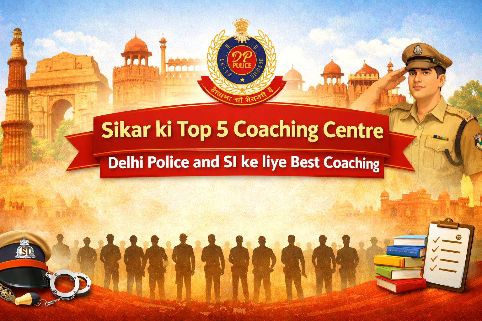 Top 5 SI Coaching Centers in Sikar for Delhi Police Preparation